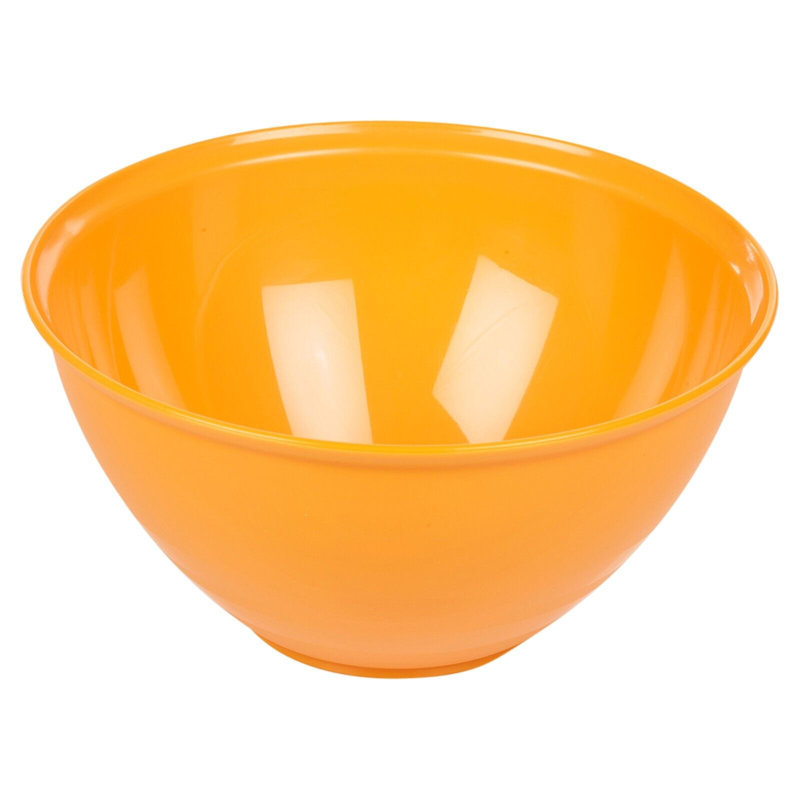 Plastic Colourful Kitchen Mixing Salad Bowl, 1.149 Quarts, Orange