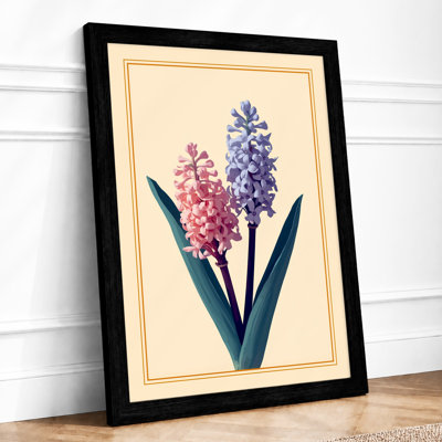 Hyacinth Study Botanical - Framed Print