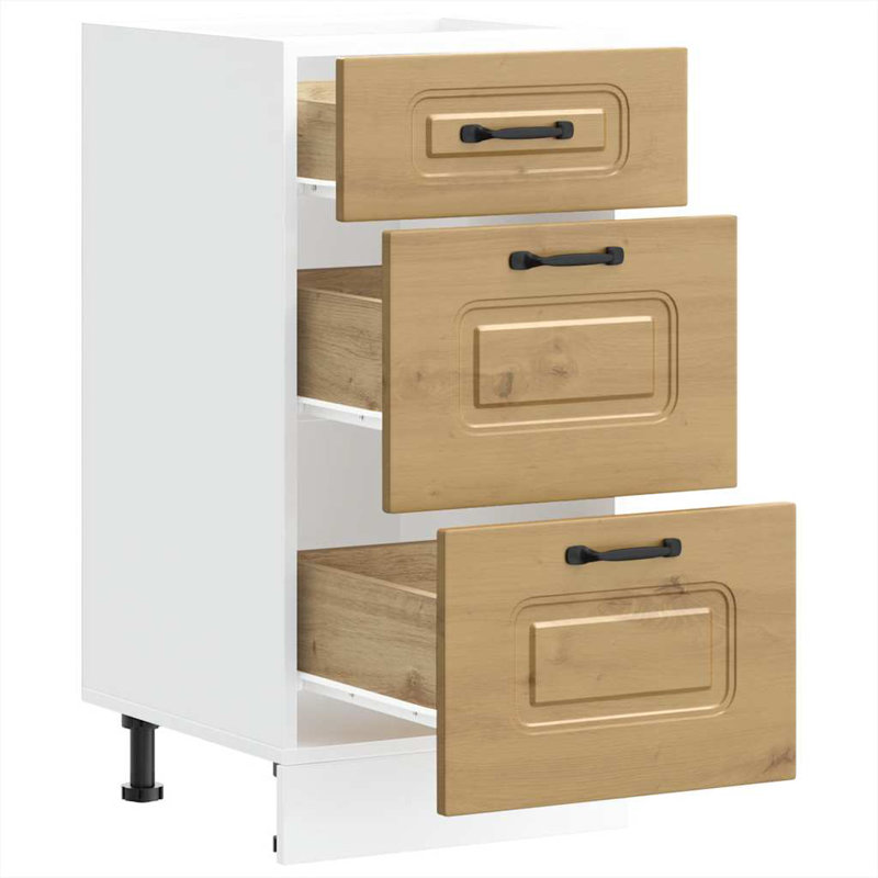 Kitchen Base Cabinet Kalmar Engineered Wood, Artisan Oak