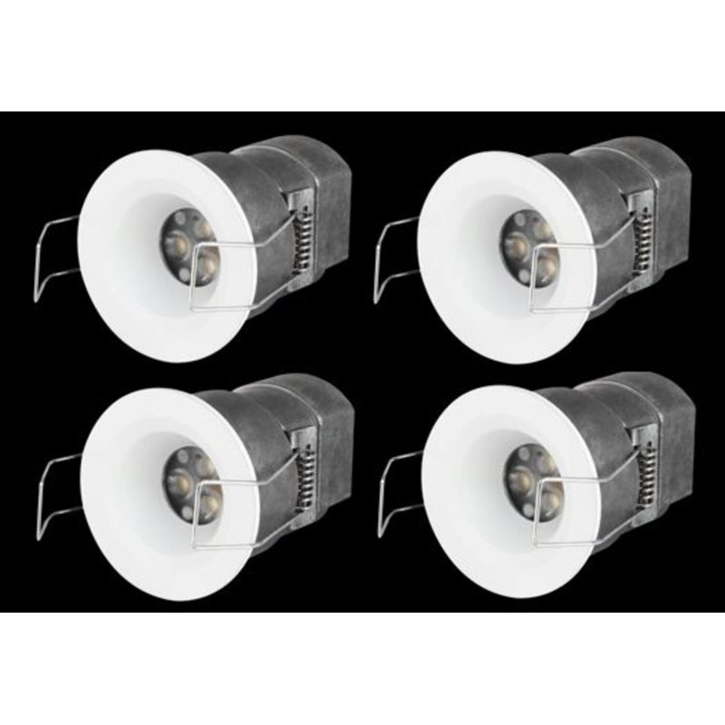 2'' White LED Baffle Recessed Trim