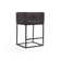 Upholstered Counter Stool with Metal Frame