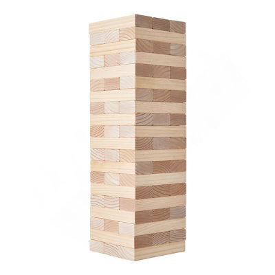 Jeu en bois de pin culbute