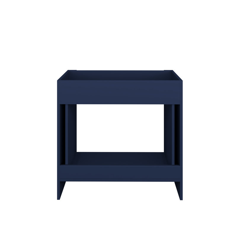 Austin 35.25" Navy Blue Freestanding Bathroom Vanity Cabinet