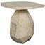 Polyhedron Marble End Table