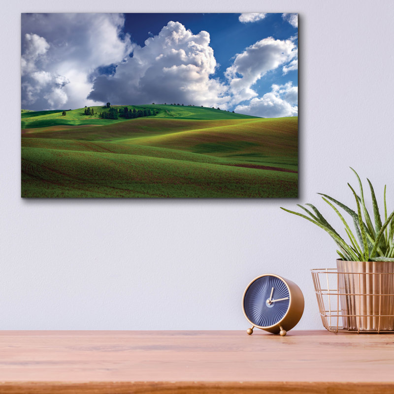 «Afprès Bliss in the Palouse» par Rick Berk, art mural en verre acrylique, H 12 po x l 16 po x P 0,13 po