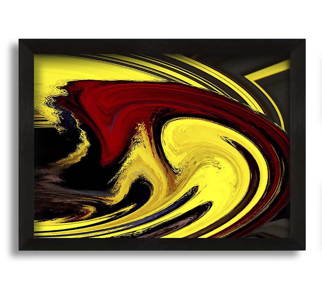 Gerahmtes Wandbild Yellow Energy