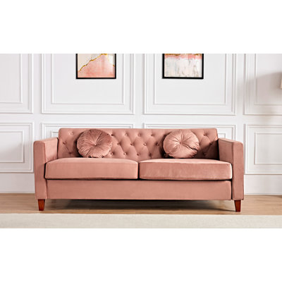 Jaymel 79.5'' Velvet Sofa