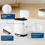 Poubelle en acier inoxydable avec couvercle, poubelle à pression, pour cuisine, bureau à domicile, chambre à coucher, salon-121147089