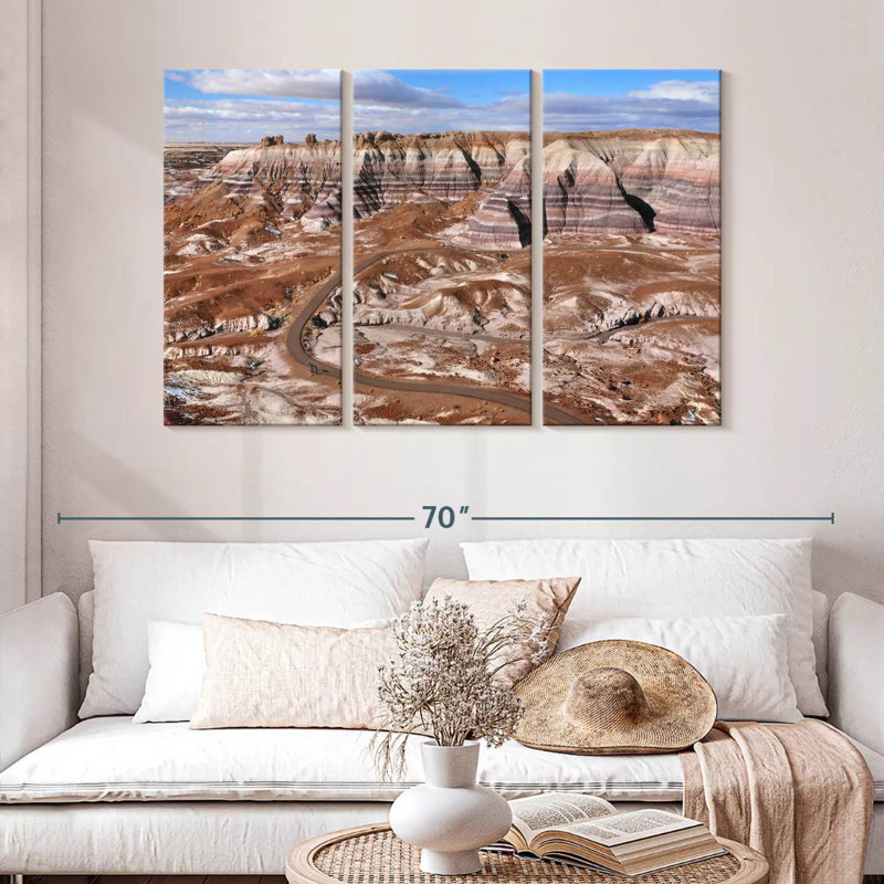 Bleu mesa, 32" H x 50" W