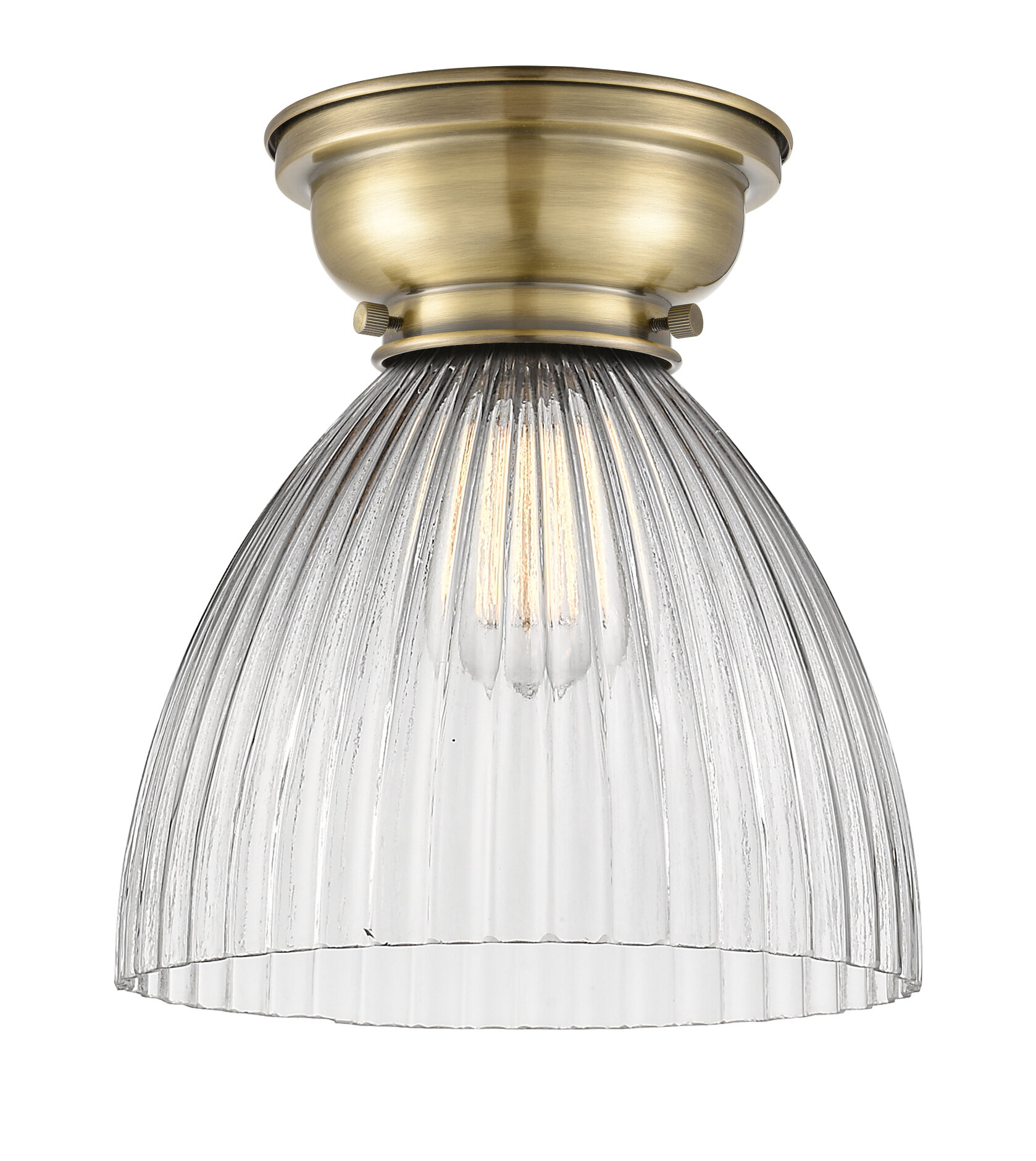 Breakwater Bay Tallulah Glass Flush Mount & Reviews | Wayfair