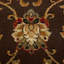 Tapis brun / ivoire Cokeley-1326766807