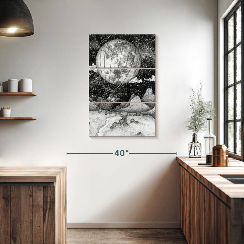 Mehar Moon Balloon, 38" H x 24" W