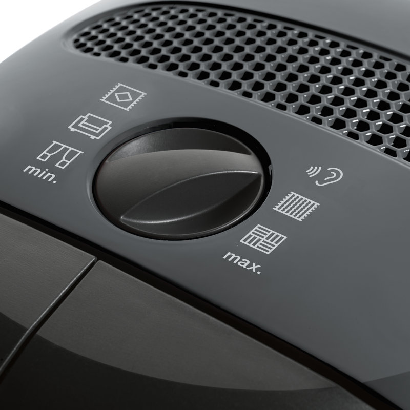 Miele Classic C1 Pure Suction Bagged Canister Vacuum, Graphite Grey
