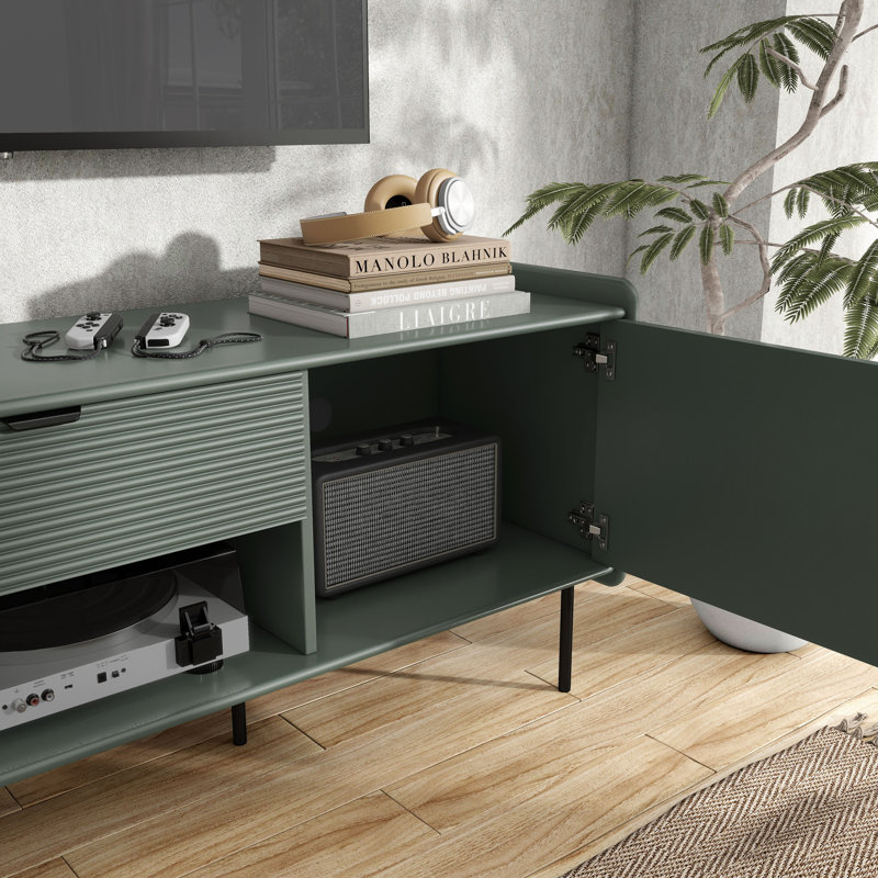 Tulle 60" Wide Tv Console, Green