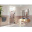 Stellar 42.75 in. x 78 in. Fully Frameless 3 Panel Inline Hinge Shower Door-510641453