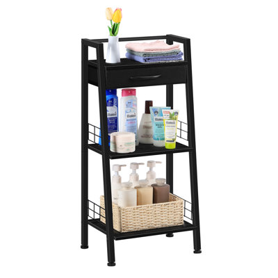 3-Shelf Shelf Black