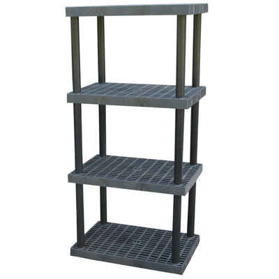 Chilkat 36'' W Plastic Shelving Unit