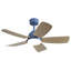 Ventilateurs de plafond de 42 pouces avec lumière DEL 22W et 5 pales de ventilateur ABS télécommandées pour la chambre à coucher