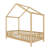 Low House Style Bed With Curtains-1784003899-1784003896