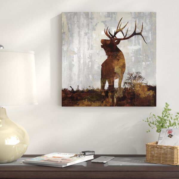 Bless international Elk On Canvas by Carl Colburn Print & Reviews | Wayfair