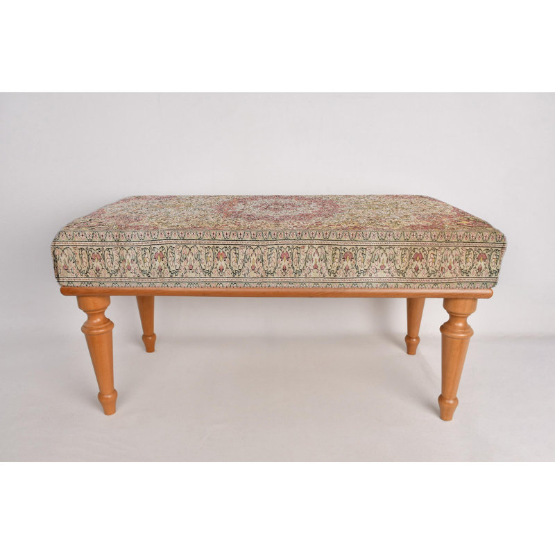 Banc repose-pieds, banc repose-pieds, banc bohémien, banc rembourré, banc tapis turc, banc Kilim, banc de décoration intérieure, banc fabriqué à la main