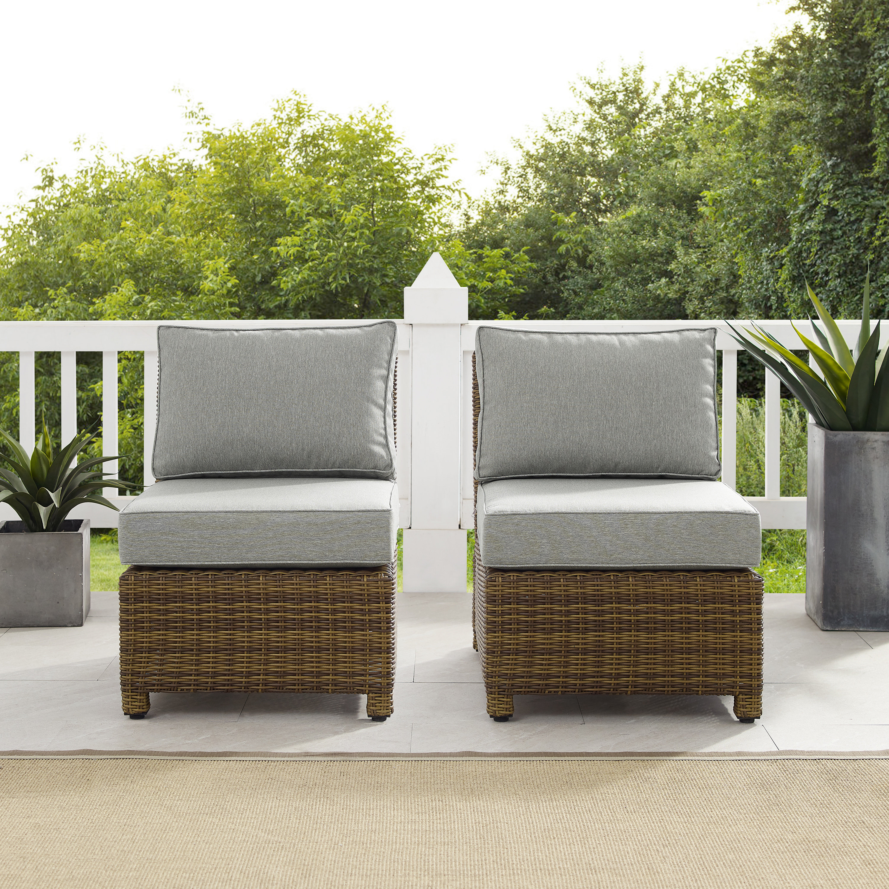 Birch Lane™ Lawson 2pc Outdoor Wicker Chair Set Wayfair Birch Lane™ Lawson 2pc Outdoor Wicker Chair Set Wayfair