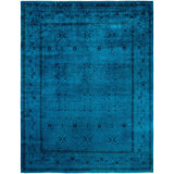 Overdyed One-of-a-Kind 9' 2" X 11' 10" Hand Knotted Area Rug