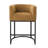 26" Upholstered Metal Barrel Counter Bar Stool-340202073-341230625
