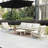 Clemson Acacia Wood 5-Person Outdoor Conversation Set With Cushions-349640373