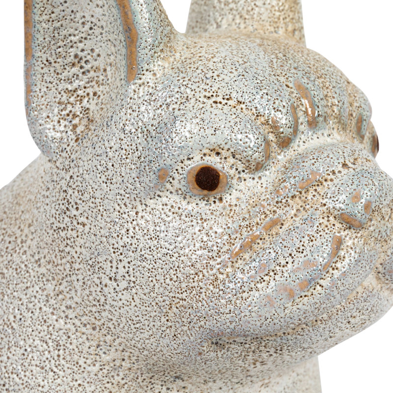 Figurine de bouledogue français Conistanze Terra-Cotta