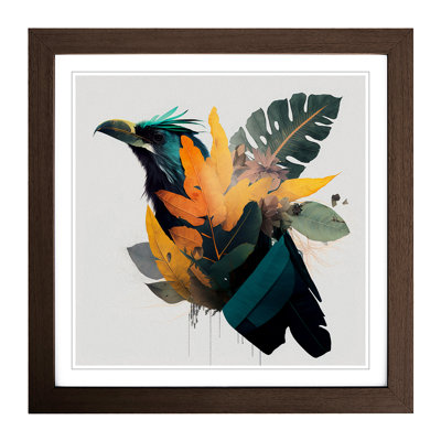 Bird of Paradise Double Exposure - Framed Print