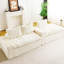 Polyvalent, conception modulaire en velours de tortue blanche, espaces polyvalents, position assise confortable, qualité de finition à l'usure, siège à long terme diversifié, surface