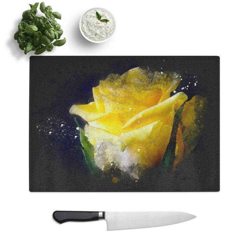 Rose Flower Vol.1 Chopping Board, 28.5cm W x 39cm L