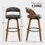 Swivel Yes Upholstered Faux Leather Bar Stool-772427368-772427364