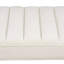 Bancs de tissu moelleux blanc cassé