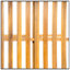 Structure de lit de jour de balançoire de véranda avec 4 cordes de suspension, bois d'acacia durable pour la détente en plein air