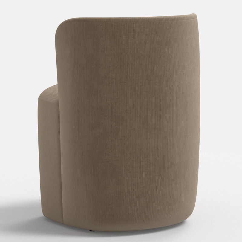 Stoffer Home x Cloth & Company Gail Dining Chair, Luxe Walnut Velvet