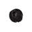 Black Wash Solid Wood Accent Stool