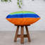 Stripe Indoor-Outdoor Cushion, Technicolour