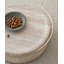 Table basse ronde moderne FFZ de 35 po en imitation travertin, sans assemblage, avec revêtement en fibre de verre-137259848