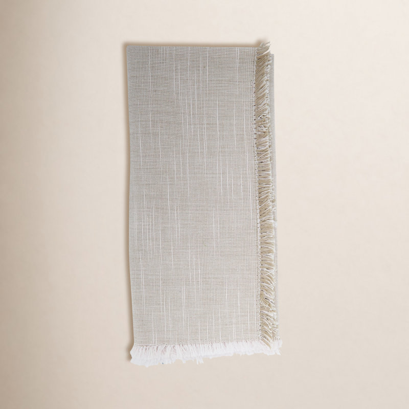Cornelia Collection Cotton Square Napkin, Natural