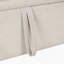 Canapé beige en chenille à accoudoirs carrés-654000342
