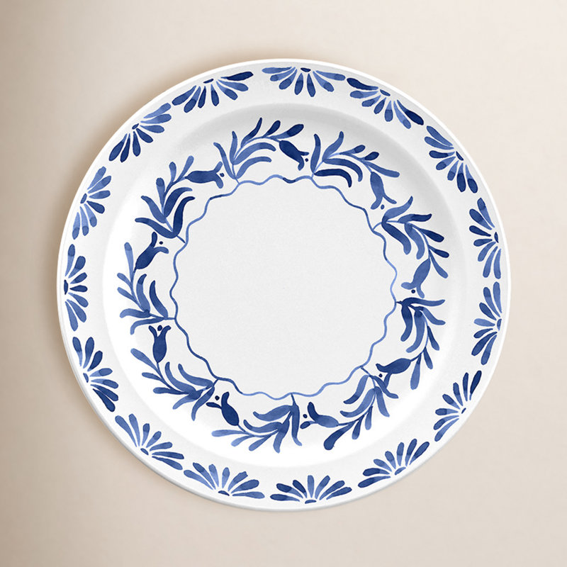 Assiette plate Tarhong, 10,5 po x 0,7 po