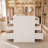 61.9" Wide Double-Sided 12 Drawer Dresser with Storage Bench, Bedroom Closet Island Organizer for Walk-In Closet and Bedroom Storage-1915961936