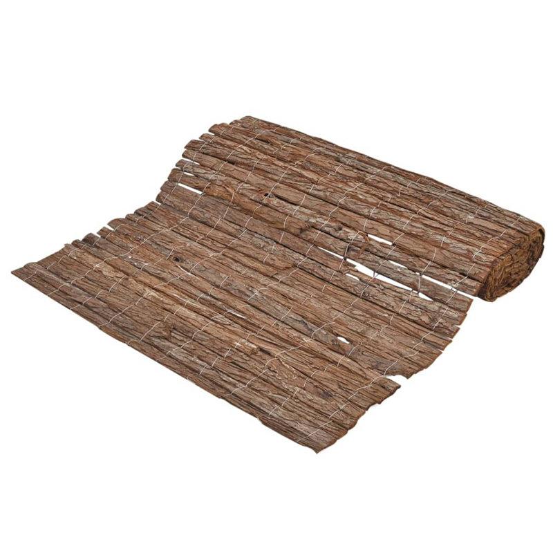 Vedant Bark Privacy Fence, 125cm H x 400cm W x 1cm D