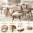 Upholstered Solid Wood Dining Chair Side Chair-979962817