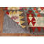 Tapis multicolore en laine réversible Kilim 6 x 8