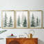 Christmas Holiday Art XCII - reproduction sur mesure encadrée de qualité supérieure - 3 pièces-1607779217-1607781485