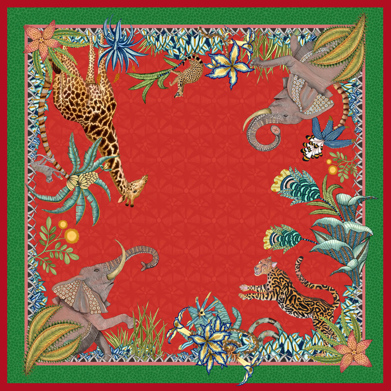 Ardmore Cotton Napkins, Royal Red