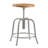 Adjustable Height Ergonomic Lab Stool with Footrest-25880923